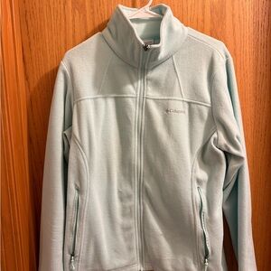 Columbia Light Blue Women's Fleece Ski Jacket